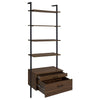 Owens - 3 Piece Wall Mounted Bookshelf Set - Walnut