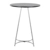 Cece - Counter Table - Chrome Metal