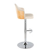 Ahoy - Adjustable Barstool With With Rounded T Footrest (Set of 2)