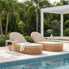 Sakina Chaise Lounge Brown