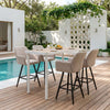 Sieve Swivel Barstool Beige