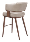 Poise Counter Stool Brown & Walnut