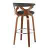 Gardenia - 30" Fixed-Height Barstool (Set of 2) - Walnut Base