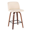 Tintori - Counter Stool With Square Footrest Set