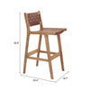 Feder Barstool Brown — Set of 2