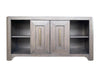 Lancia - 60" Media Console - Charred Oak