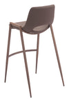 Desi Barstool Brown & Walnut — Set of 2