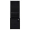 Westpark - 3-Shelf Bookcase USB And Lockable Drawer