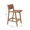 Feder Counter Stool Brown — Set of 2