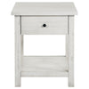 Payne - 1 Drawers Wood End Table with Shelf