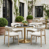 Batu Dining Table Black & Gold