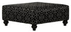 Cumberland - Cocktail Ottoman - Onyx