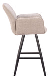 Sieve Swivel Barstool Beige