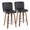 Henry - 26" Fixed-Height Counter Stool With Swivel (Set of 2)