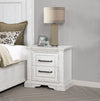 Mckinney - 2-Drawer Nightstand With Dual USB - Vintage White