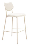 Zeal Barstool Light Gray & Beige — Set of 4