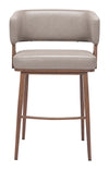 Poise Counter Stool Brown & Walnut