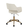Margarite - Task Chair - Gold Metal