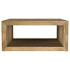 Benton - Square Solid Mango Wood Coffee Table - Natural