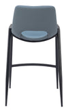 Desi Counter Stool Azure Gray — Set of 2