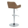 Daniella - Adjustable Barstool (Set of 2) - Chrome Base