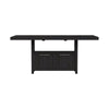 Transcend - Counter Table With Leaf - Charcoal