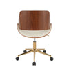 Fabrizzi - Office Chair - Gold Base