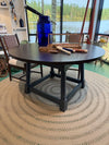 Lake House - Round Pedestal Table - Sea Glass And Dried Tobacco