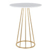 Canary - Counter Table - Gold Metal