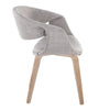 Curvo - Upholstered Chair (Set of 2) - Whitewashed Wood Legs