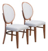 Regents - Dining Chair (Set of 2) - Walnut & Light Gray