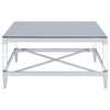 Lindley - Square Tempered Mirror Acrylic Table
