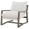 Geneva - Boucle Upholstered Wood Arm Accent Chair - Sand