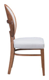 Regents - Dining Chair (Set of 2) - Walnut & Light Gray