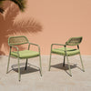 Rio Dining Chair Green — Set of 2