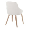 York - Upholstered Chair (Set of 2) - Whitewashed Wood Legs