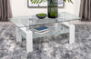 Dyer - 1-Shelf Rectangular Glass Top Table