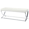 Walton - Leatherette Upholstered Tufted Accent Bench