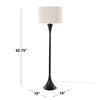 Lenuxe - 65" Metal Floor Lamp