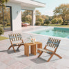 Riviera Extendable Stool Natural — Set of 2