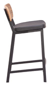 Ardenne Counter Stool Black & Brown — Set of 2