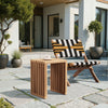 Riviera Extendable Stool Natural — Set of 2