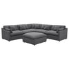 Hobson - Upholstered Modular Sectional Sofa With Ottoman