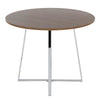 Cosmo - Canary Dining Table - Chrome Metal Base