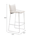 Pola Barstool White