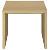 Canoga - Engineered Wood Accent Side End Table - Light Oak