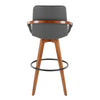 Cosmo - Fixed-Height Barstool - Walnut Bamboo Base