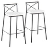 Modern Charlotte - 30" Fixed-Height Barstool (Set of 2)