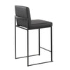 Fuji - High Back Counter Stool - Black Legs