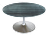 Metropolis - 60" Dining Table - Gray & Silver